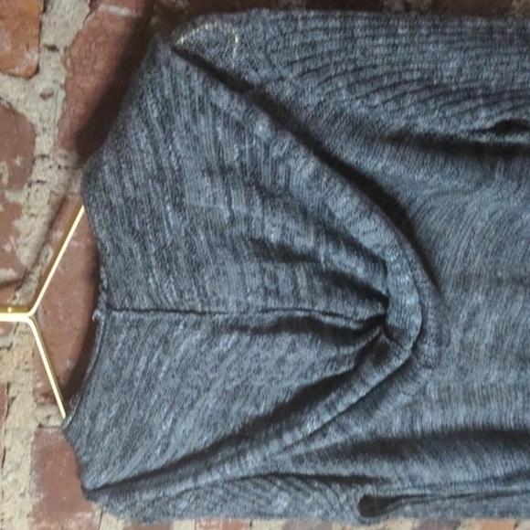 Mossimo Medium Gray Cozy Knit‎ Hooded Duster Sweater - Picture 7 of 10